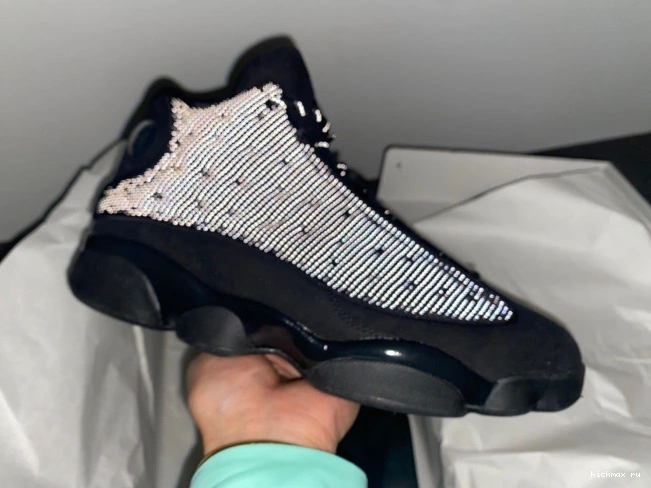 Rep Jordan 13 Air Black Retro Cat 414571-011 0708